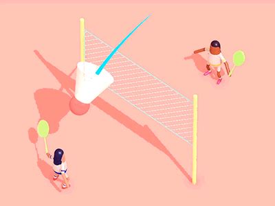 Badminton by Ben Voldman on Dribbble