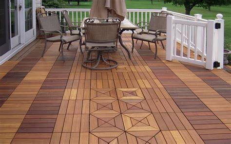 Hardwood Interlocking Patio Deck Tiles - Wood Issues, Wood tools and Guide