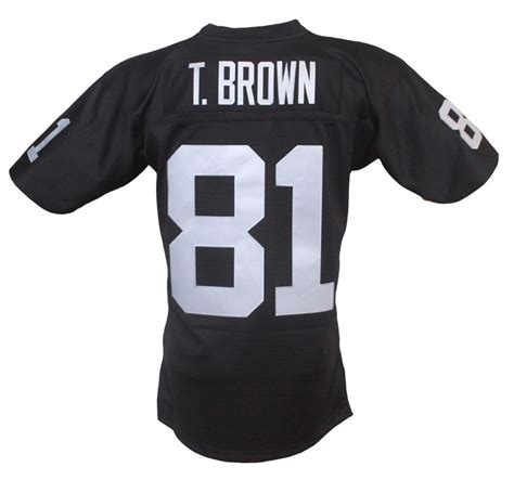 Oakland Raiders Tim Brown Mitchell & Ness Throwback Jersey