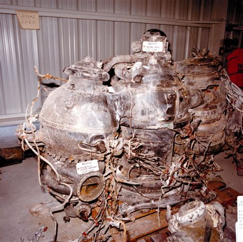 Challenger Explosion - Recovered Main Engines