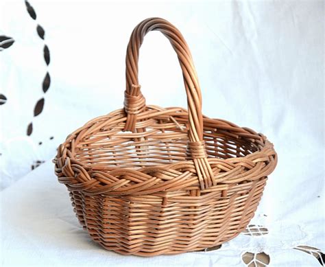 Oval Kids Wicker Basket Easter Basket Egg Hunt Basket Small - Etsy ...