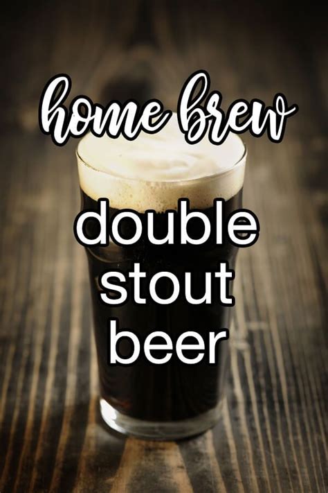 Home Brew Double Stout Recipe | CDKitchen.com | Stout recipes, Stout ...