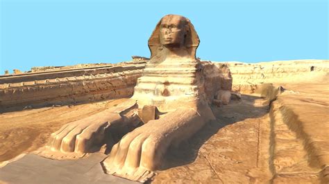 Great Sphinx of Giza ابو الهول Cairo, Egypt - Buy Royalty Free 3D model ...