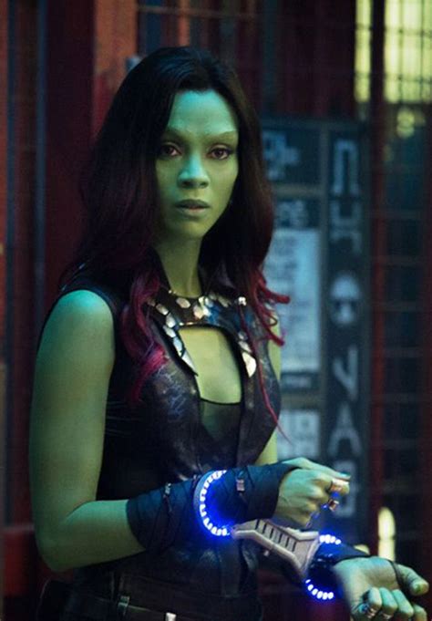 Zoe Saldana stars as Gamora in Marvel's Guardians of the Galaxy | Zoe ...