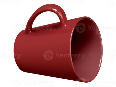 red ceramic mug 11653836 PNG