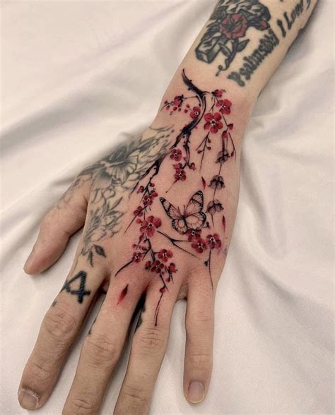 Sakura tattoo in 2023 | Creative tattoos, Elegant tattoos, Japanese hand tattoos