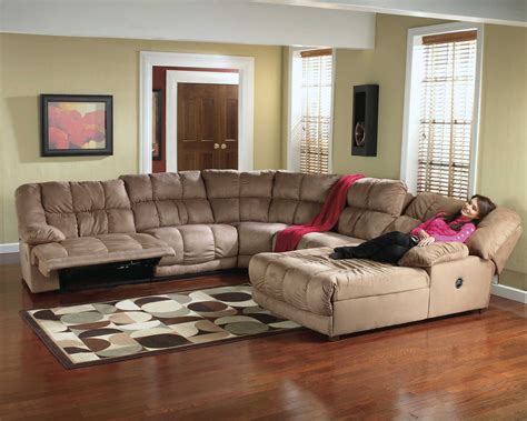 Formidable Sectional With Chaise And Recliner Sofa Designs 2016