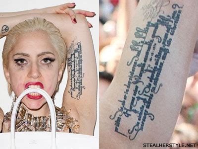 Lady Gaga Tattoos