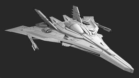 ArtStation - Spaceship (3D model)