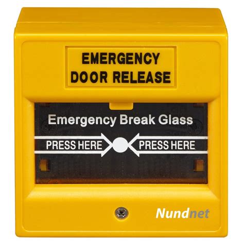 Emergency Break Glass for Access Control and Fire Alarm System