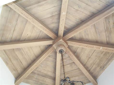 This ceiling used reclaimed sanded Douglas fir beams and sanded Douglas ...