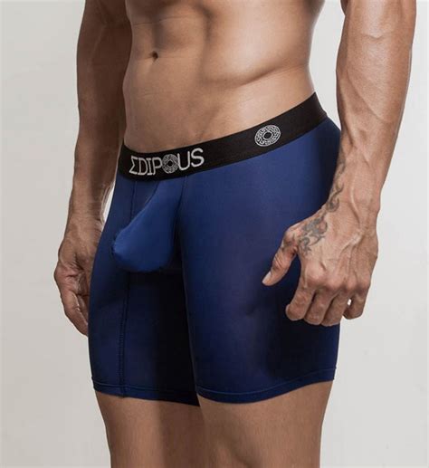 Edipous - Men's Edipous Underwear ED5401 Sphinx Large Contour Pouch Long Boxer - Walmart.com ...