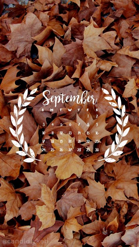 Fall leaves September calendar 2017 wallpaper you can download for free ...