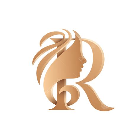 Beauty Salon Monogram Letter R Woman Silhouette Logo Design, R, Beauty ...