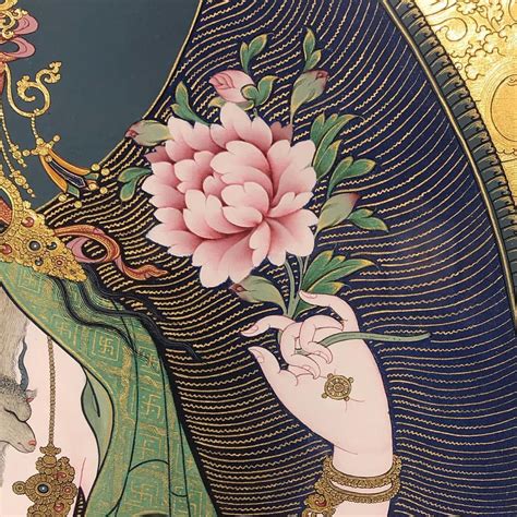 Lotus of thangka#thangka #tibetanart #tibettravel #tibettrip | Lotus art, Buddhism art, Thangka ...