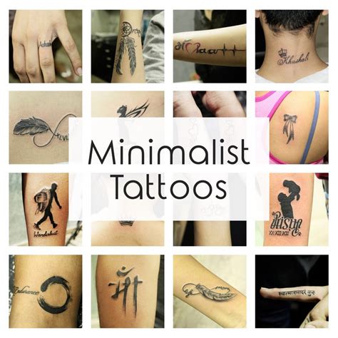 Minimalist Tattoo Ideas & Designs That Prove Subtle Things Can Be The Most Beautiful - Black ...