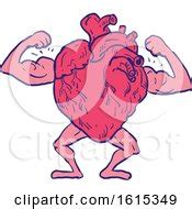 Royalty-Free (RF) Strong Heart Clipart, Illustrations, Vector Graphics #1