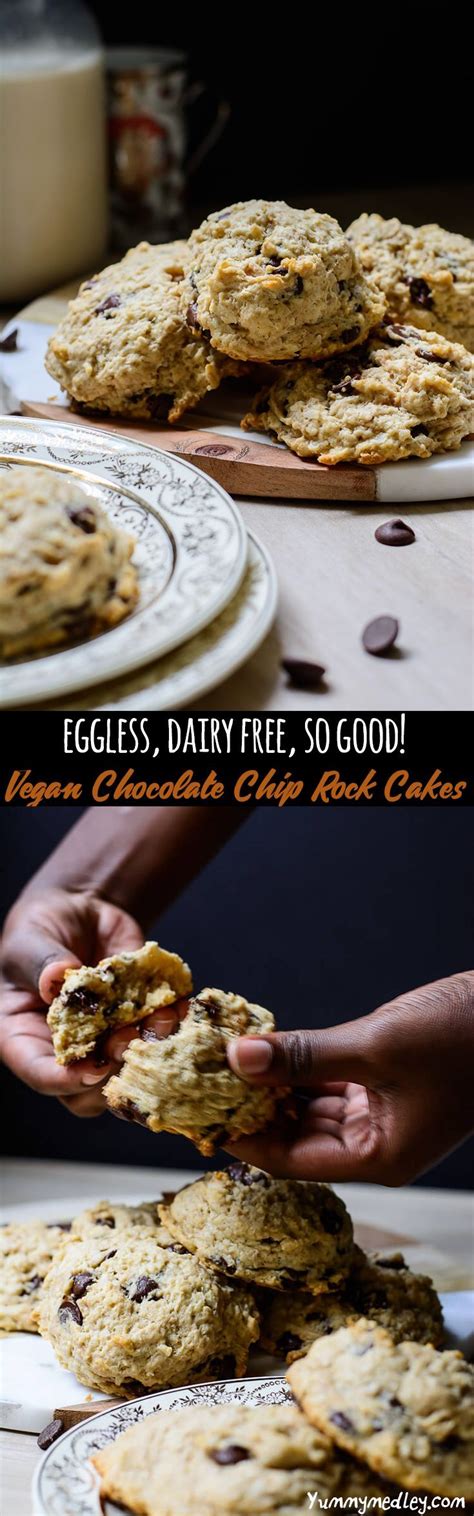 Vegan Rock Cakes (Eggless Chocolate Chip Rock Buns) | Recipe | Recipes ...