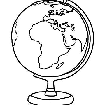 Simple Globe Drawing at PaintingValley.com | Explore collection of ...