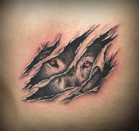 Wolf Tattoo Ideas Chest - Design Talk