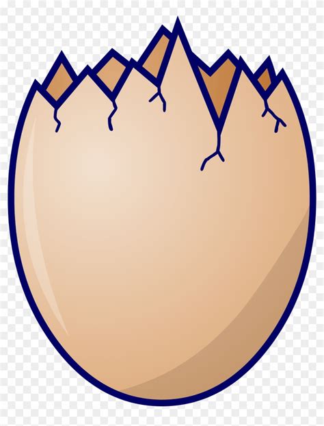 Broken Egg Shell Clipart Graphic Free