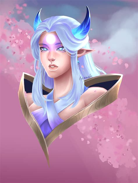 ArtStation - Spirit Blossom Alune Portrait - League of Legends