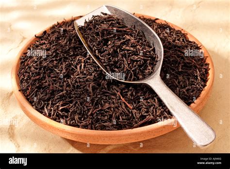 BLACK TEA LEAVES Stock Photo - Alamy