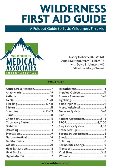 Wilderness First Aid Guide - Wilderness Medical Associates International