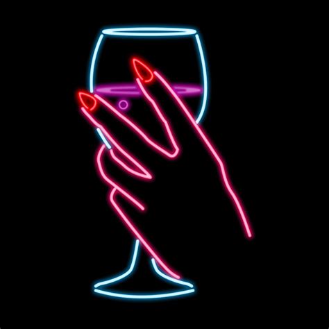 Neon alcohol wine GIF on GIFER - by Moogujar