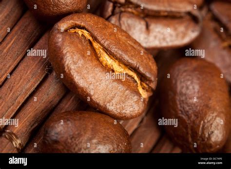 an image of coffee beans close up Stock Photo - Alamy