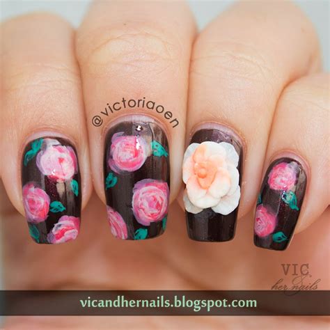 Vic and Her Nails: GOT Day 17 - Flowers