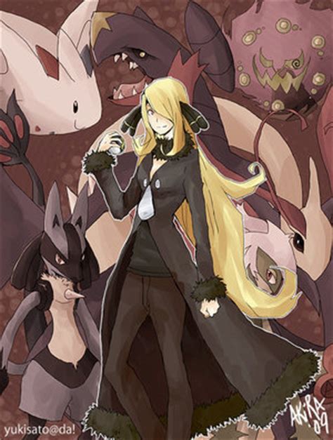 champion cynthia - Girls of Pokemon Fan Art (13839249) - Fanpop