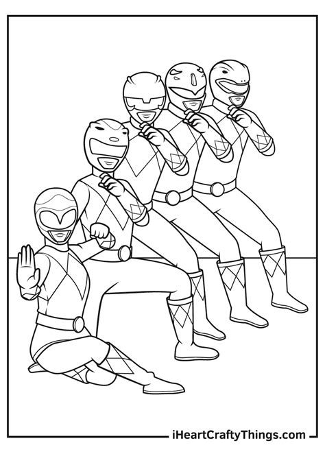 Printable Power Rangers Coloring Pages (Updated 2021)