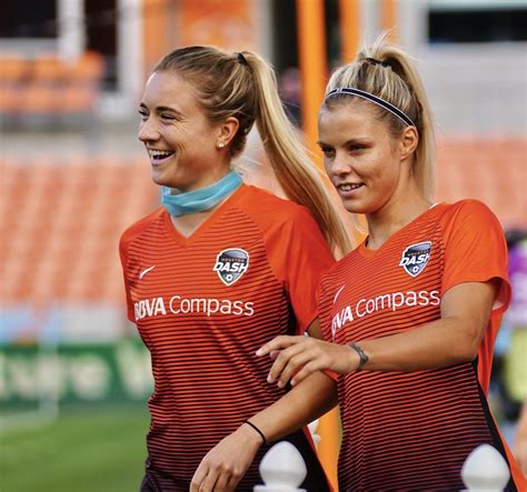 Kristie Mewis and Rachel Daly, Houston Dash | Women's soccer team ...