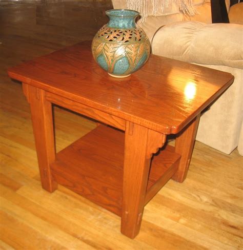 Table - End Table, Ash wood, Arts and Crafts style | End tables, Table, Coffee table square