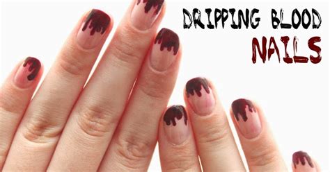 the beauty series | uk beauty blog: halloween: dripping blood nails