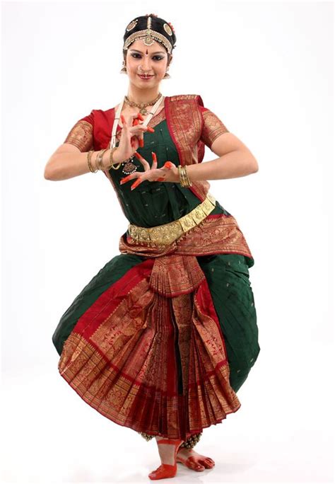 Women Traditional Red Green Silk Bharatanatyam Dance Dress Costume 34 | ubicaciondepersonas.cdmx ...