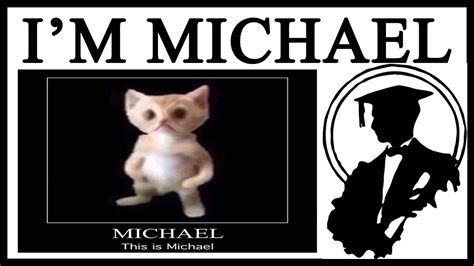 Cat Standing Up Meme Michael - bmp-name