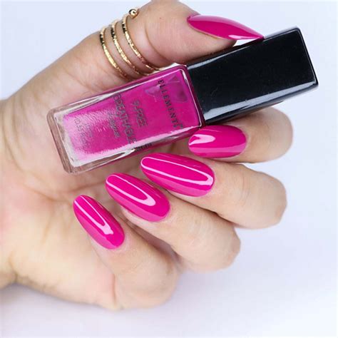 Buy Ellement Co. Berry Blush Deep Pink Nail Polish 10 ml Online at ...