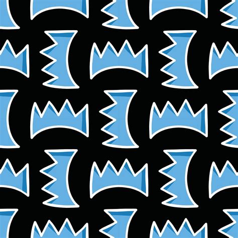 Vector seamless texture background pattern. Hand drawn, blue, black, white colors. 2075718 ...