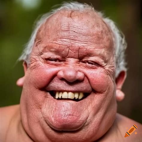 Smiling old fat redneck on Craiyon