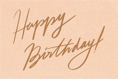 How To Write Happy Birthday In Cursive - BIRTHDAY HJW