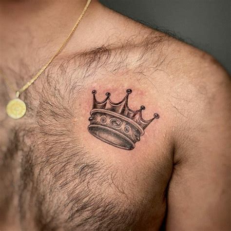 Simple King Crown Tattoo