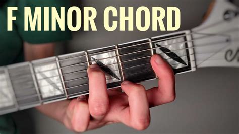 5 Easy Ways to Play an F Minor Chord on Guitar - Beast Mode Guitar