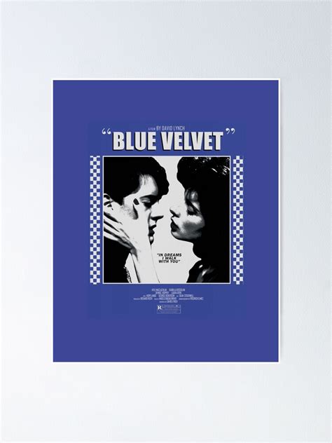 "Blue Velvet Movie Poster" Poster for Sale by cuteviscera | Redbubble