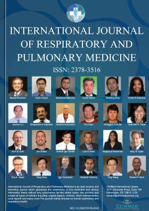 International Journal of Respiratory and Pulmonary Medicine | Clinmed International Library