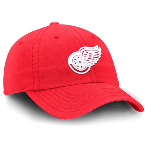 Detroit Red Wings Fundamental Adjustable Hat - Red - Fanatics.com