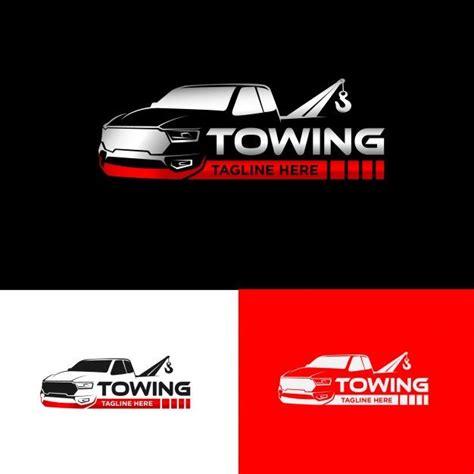 Premium Vector | Automotive towing company logo design | Logo design, Company logo design ...