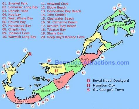 Bermuda Beach Map- Snorkel Park! | Bermuda cruises, Bermuda beaches, Bermuda travel