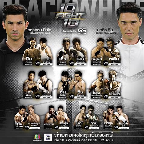 10 Fight 10 ถ้า จะให้โหวตคะแนน ความสนุก ของรายการนี้ (ยกให้คู่ไหน) แต่ ...